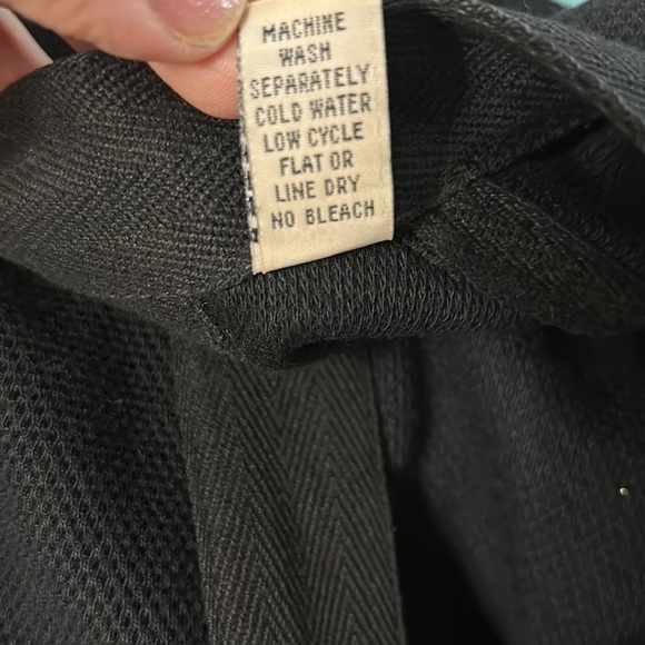 Men’s Saratoga by Robert Peritz Cotton Navy Vest Front Snap Closure size L VNTG - Picture 13 of 13